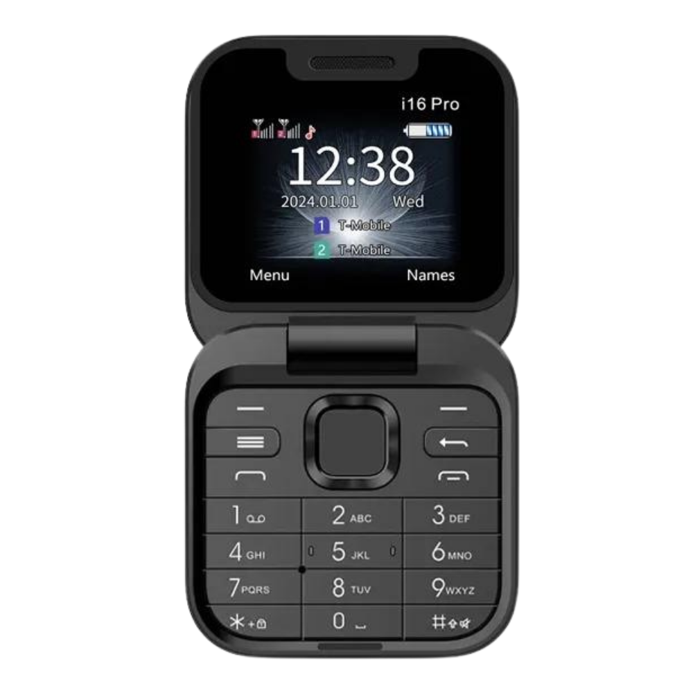 Dual Sim Small Folding Cell Phone -I16 Pro - Ozerty